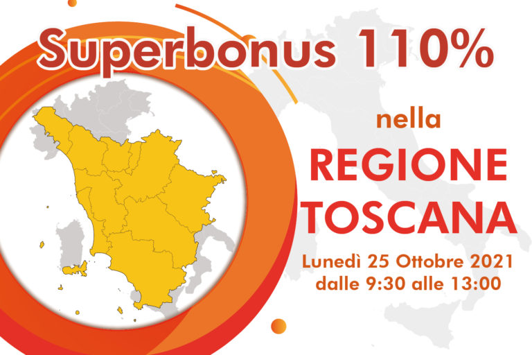 Superbonus nella Toscana: tavola rotonda con i principali enti coinvolti